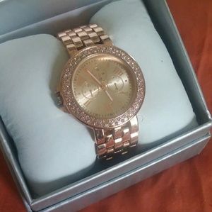 Rose gold watch